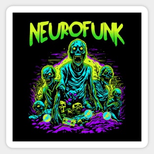 NEUROFUNK - DNB Raveyard Sticker